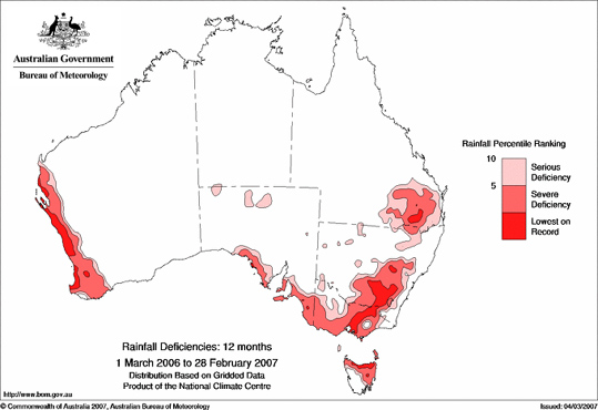 Australia is in the midst of an historic 6 year drought