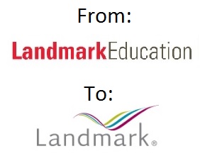 LWN - Landmark Forum logo change