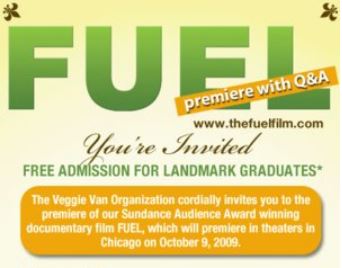 ‘Fuel’ a New York Times Critic Pick (Updated October 1st with Theatre Locations and 10/9 Chicago Event)