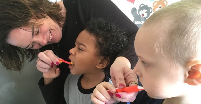 Initiative Brings Brushing Teeth to School